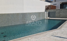 2 bedroom furnished maisonette with swimming pool to rent in Agios Tychonas