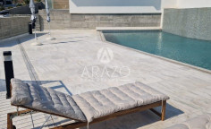 2 bedroom furnished maisonette with swimming pool to rent in Agios Tychonas