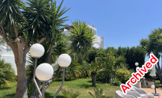 Spacious villa with pool and sea view Agios Tychonas 