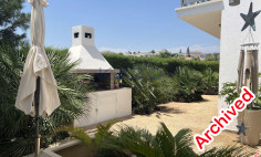 Spacious villa with pool and sea view Agios Tychonas 