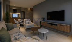 Modern Pegeia villa with sea view and pool 