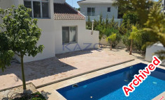 Fully furnished Pyrgos villa with pool for rent 