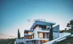 Spacious villa with sea view in Agios Tychonas 
