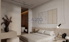 Modern Moni villa with sea view and pool 