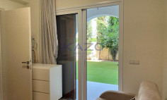 3-bed seafront apartment in marina with communal pool and garden 