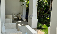 3-bed seafront apartment in marina with communal pool and garden 