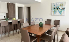 3-bed seafront apartment in marina with communal pool and garden 