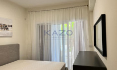 3-bed seafront apartment in marina with communal pool and garden 