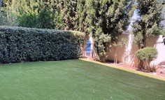 3-bed seafront apartment in marina with communal pool and garden 