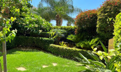 3-bed seafront apartment in marina with communal pool and garden 