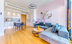 Beautiful 1-bed fully furnished seafront apartment in Mouttagiaka area 