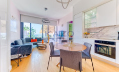 Beautiful 1-bed fully furnished seafront apartment in Mouttagiaka area 