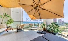 Beautiful 1-bed fully furnished seafront apartment in Mouttagiaka area 