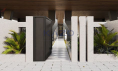 Under-construction apartment in Omonoia - city view 