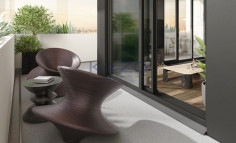 Under-construction apartment in Omonoia - city view 
