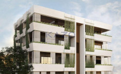 Under-construction apartment in Omonoia - city view 