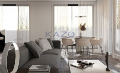 Under-construction apartment in Omonoia - city view 