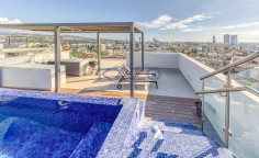 Furnished 4-bed penthouse apartment with private pool in Columbia area - Limassol 