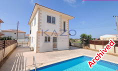 Two-bedroom house with swimming pool in Xylofagou, Larnaca 