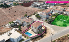 Two-bedroom house with swimming pool in Xylofagou, Larnaca 