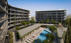 1-bed penthouse apartment in Kato Polemidia 