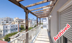 Top floor three-bedroom apartment in city center, Nicosia 