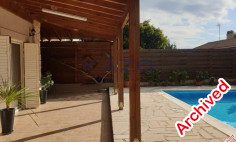 Three bedroom detached house with private pool for rent in Souni-Zanakia 