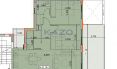 Off-plan 2-bedroom apartment in Ypsonas 