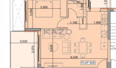 Off-plan 1-bedroom apartment in Ypsonas 