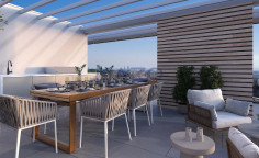1-bedroom top floor apartment in Ypsonas with roof garden 