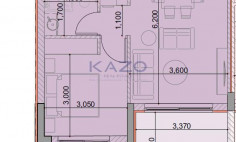 1-bedroom top floor apartment in Ypsonas with roof garden 