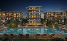 1-bedroom apartment in Livadia with private pool 
