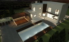 Large 5 bedroom furnished house with swimming pool for sale in Sea Caves Pegeia