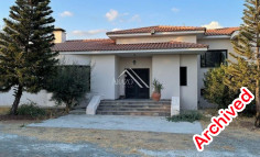 4 bedroom furnished house with swimming pool for sale in Alethriko