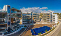 Beautiful 3 bedroom apartment with swimming pool for sale in Agios Tychonas