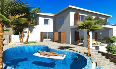 Spacious 4 bedroom unfurnished villa with swimming pool for sale in Kamares