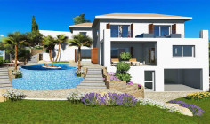 Spacious 4 bedroom unfurnished villa with swimming pool for sale in Kamares