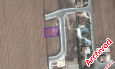 A 629m2 plot for sale walking distance from the beach on Dekelia road , Larnaca