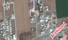 A 627m2 plot for sale walking distance from the beach on Dekelia road , Larnaca