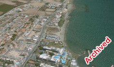 Land of 13379 m2 at Dhekelia road,suitable for a hotel on the beach , Larnaca