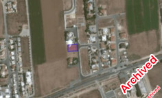 Plot for sale of 612 m2 walking distance from the beach on Dekelia road , Larnaca