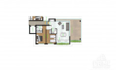 2 bedroom apartment with swimming pool for sale in Makenzy