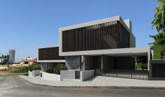 Large for bedroom house with swimming pool for sale in Agios Tychonas