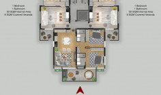 Lovely 1 bed apartment for sale in Mesa Geitonia