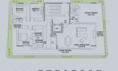 Large 3 bedroom penthouse with swimming pool for sale in Neapolis