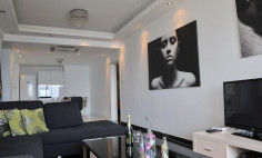 Spacious 3 bedroom furnished apartment with swimming pool for sale in Germasogeia Tourist Area