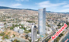 Large 1 bedroom apartment with swimming pool for sale in Germasogeia Tourist Area