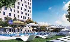 Luxury 1 bedroom apartment with swimming pool for sale in Agios Tychonas