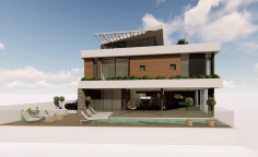 4 bedroom house with swimming pool for sale in Kissonerga