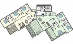 Spacious 3 bedroom penthouse for sale in Germasogeia